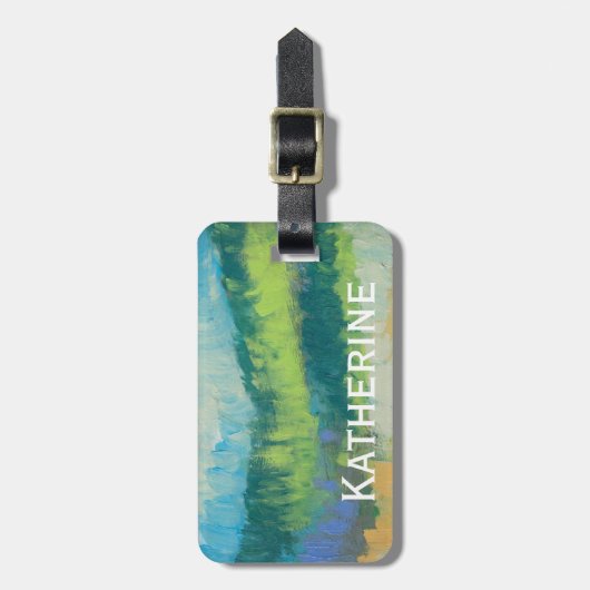 Impasto Feld II Gepäckanhänger (Vorderseite vertikal)