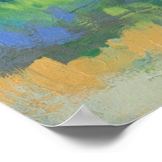Impasto Feld II Poster (Ecke)