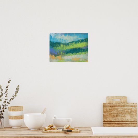 Impasto Feld II Poster (Küche)