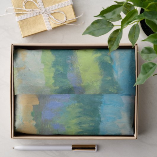 Impasto Feld II Seidenpapier (Geschenk)