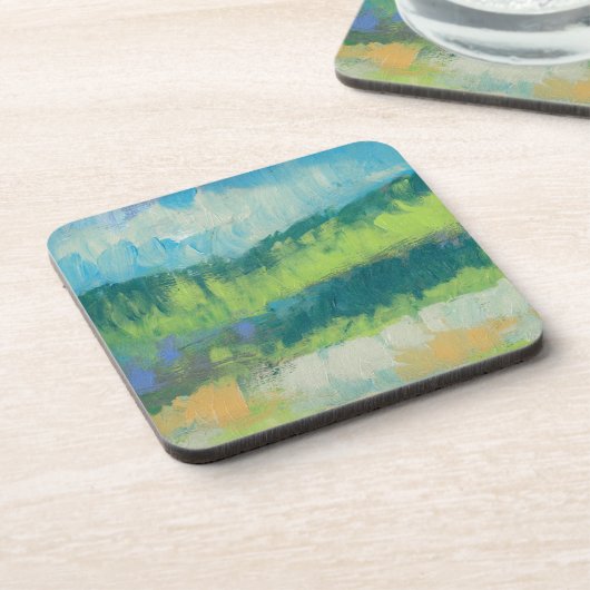 Impasto Feld II Untersetzer (Linke Seite)