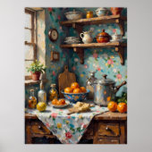 Impasto Kitchen Corner Poster (Vorne)
