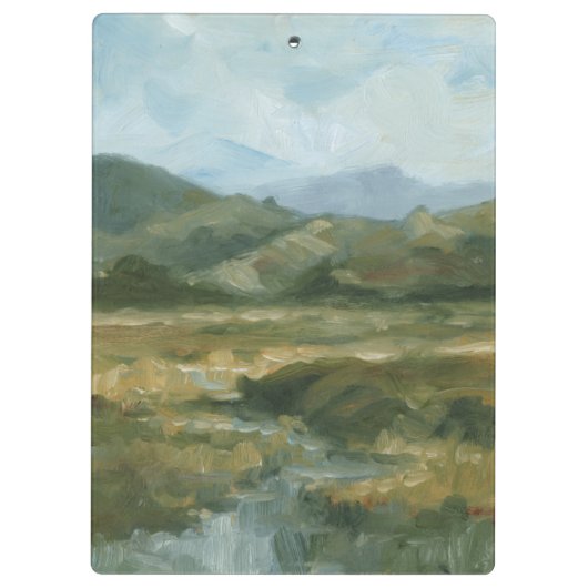 Impasto Landschaft III Klemmbrett (Rückseite)