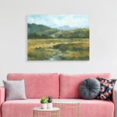 Impasto Landschaft III Leinwanddruck (Insitu (Wohnzimmer))