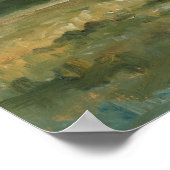 Impasto Landschaft III Poster (Ecke)