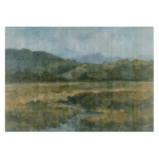 Impasto Landschaft III Schneidebrett (Vorderseite)
