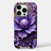 Impasto-Malerei von Lilac-Blume Case-Mate iPhone Hülle (Rückseite)
