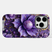 Impasto-Malerei von Lilac-Blume Case-Mate iPhone Hülle (Rückseite (Horizontal))