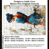 Impasto Oil Style, Dark Lady in Blue EL5L Decoupag Seidenpapier