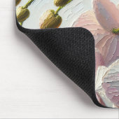 Impasto Paint Butterfly und Orchideen Mousepad (Ecke)