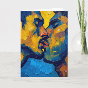 Impasto-Passion Umarmen Karte