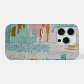 Impasto Pastell Horizont iPhone Hülle (Rückseite (Horizontal))