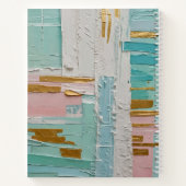 Impasto Pastell Horizont Notizblock (Rückseite)