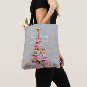 Impasto Rosa Weihnachtsbaum Tasche (Von Nahem)