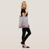 Impasto Rosa Weihnachtsbaum Tasche (Am Model)