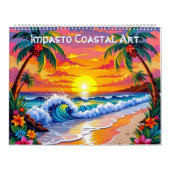 Impasto-Stil-Küstenkunst Kalender (Titelbild)