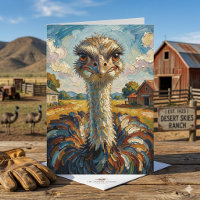 Impasto-Strauß auf einer Ranch | Geburtstag