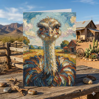 Impasto-Strauß auf einer Ranch | Ich denke an Dich