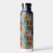 Impasto Style Blume in einem farbenfrohen Mit Mono Trinkflasche (Rechts)