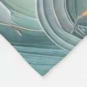 Impasto Weihnachtsmotif Holiday Whimsy Green Fleecedecke (Ecke)