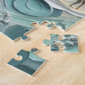 Impasto Weihnachtsmotif Holiday Whimsy Green Puzzle (Seite)