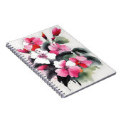 Impatiens - Aquarellblumen Notizblock (Rechte Seite)