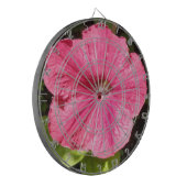 Impatiens Dark Pink Dart Board Dartscheibe (Vorderseite Links)