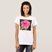 Impatiens Dark Pink Ladys T Shirt (Vorne ganz)