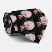 Impatiens Pink White Krawatte (Gerollt)