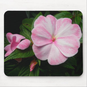 Impatiens Rosa Weiße Mauspad