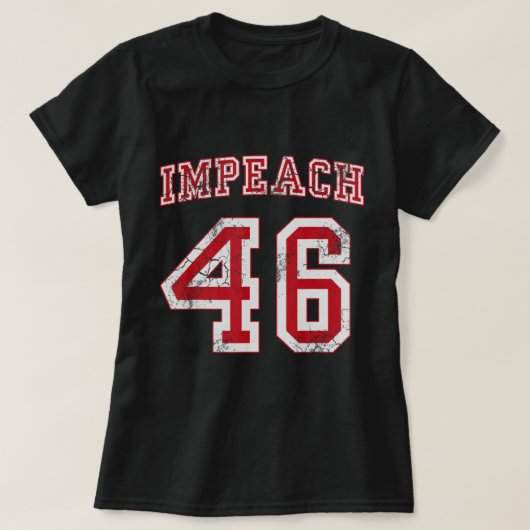 Impeach 46 Joe Biden Republikaner Konservativer An T-Shirt (Design vorne)