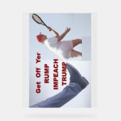 IMPEACH ACRYLSCHILD (Vorderseite)