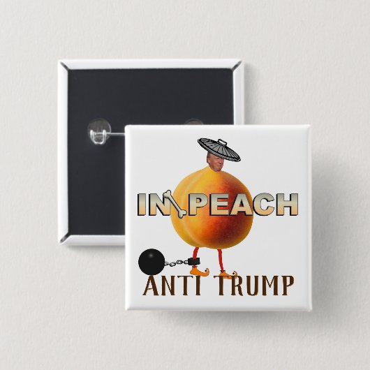 Impeach / Anti Trump, Button (Vorne & Hinten)