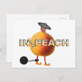 Impeach / Anti Trump, Postkarte (Vorne/Hinten)