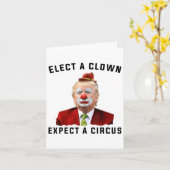 Impeach AntiTrump wählen einen Clown erwarten eine Karte (Gelbe Blume)