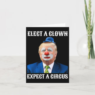 Impeach AntiTrump wählen einen Clown erwarten eine Karte
