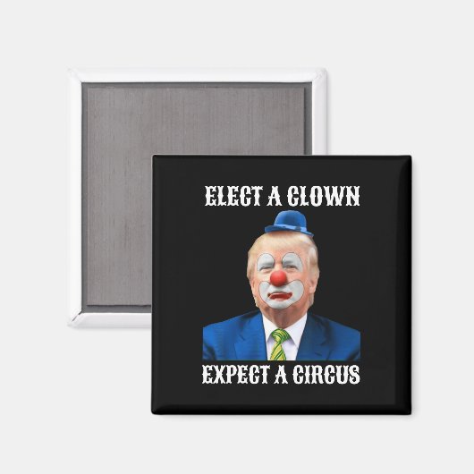 Impeach AntiTrump wählen einen Clown erwarten eine Magnet (Vorderseite/Rückseite)