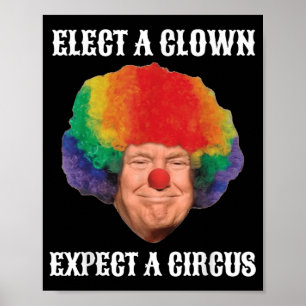 Impeach AntiTrump wählen einen Clown erwarten eine Poster