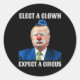 Impeach AntiTrump wählen einen Clown erwarten eine Runder Aufkleber
