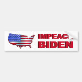 Impeach Biden Autoaufkleber (Vorne)