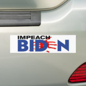 IMPEACH BIDEN Bloody-Druckaufkleber Autoaufkleber (Auf Auto)