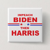Impeach Biden Dann Harris Button (Vorderseite)