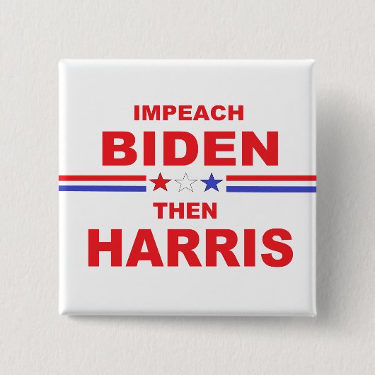 Impeach Biden Dann Harris Button (Vorderseite)