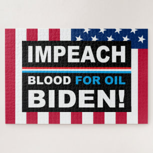 Impeach Blood for oil Biden Puzzle