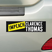 Impeach Clarence Thomas Autoaufkleber (Auf Auto)