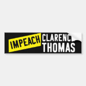Impeach Clarence Thomas Autoaufkleber (Vorne)