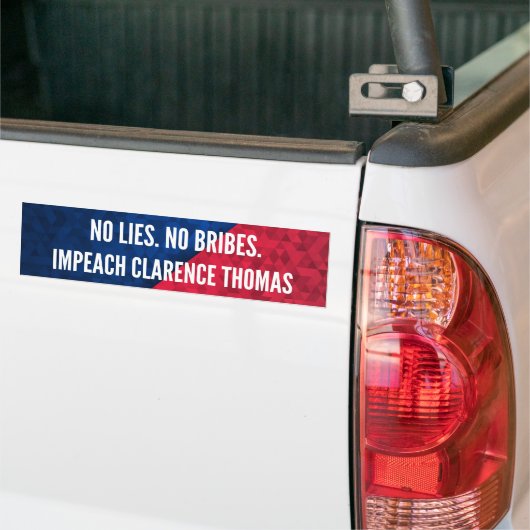 Impeach Clarence Thomas Oberster Gerichtshof Autoaufkleber (Auf Lkw)