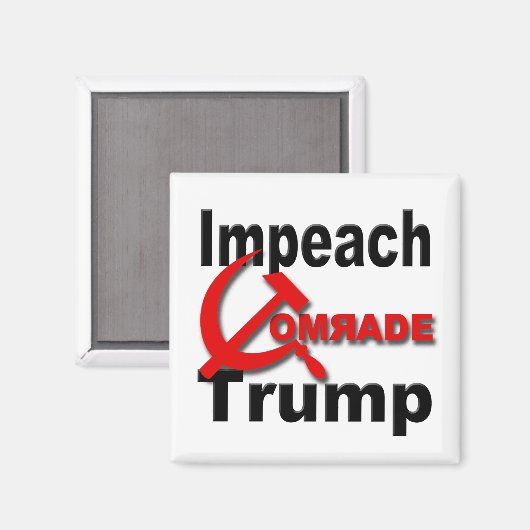 Impeach Comrade Trump Magnet (Vorderseite/Rückseite)