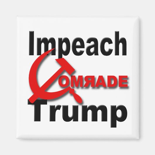 Impeach Comrade Trump Magnet (Vorne)
