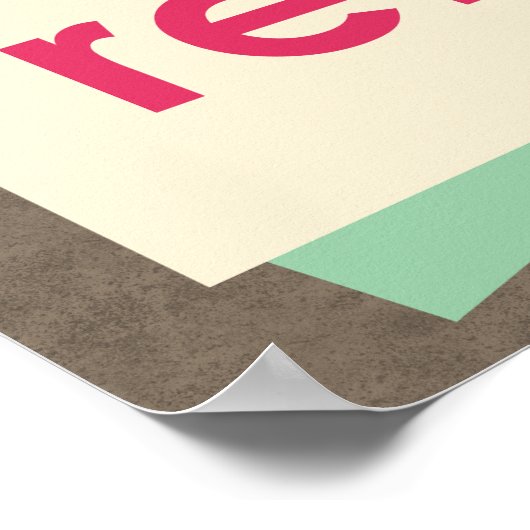 Impeach Convict Remove 1950s Style Poster (Ecke)